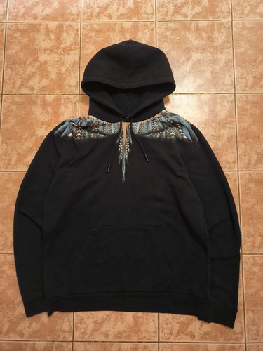 Marcelo burlon black hoodie - marcelo,