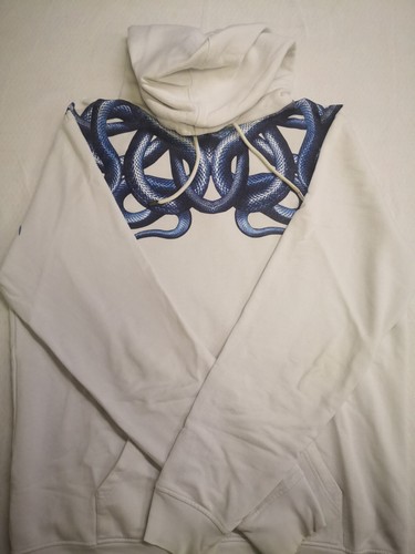 Marcelo burlon hoodie - burlon, blue