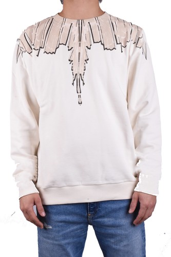 Marcelo burlon white hoodie - marcelo,
